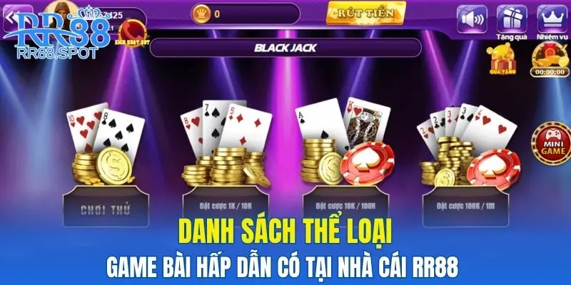Tất cả game bài hấp dẫn hot nhất thời điểm hiện tại